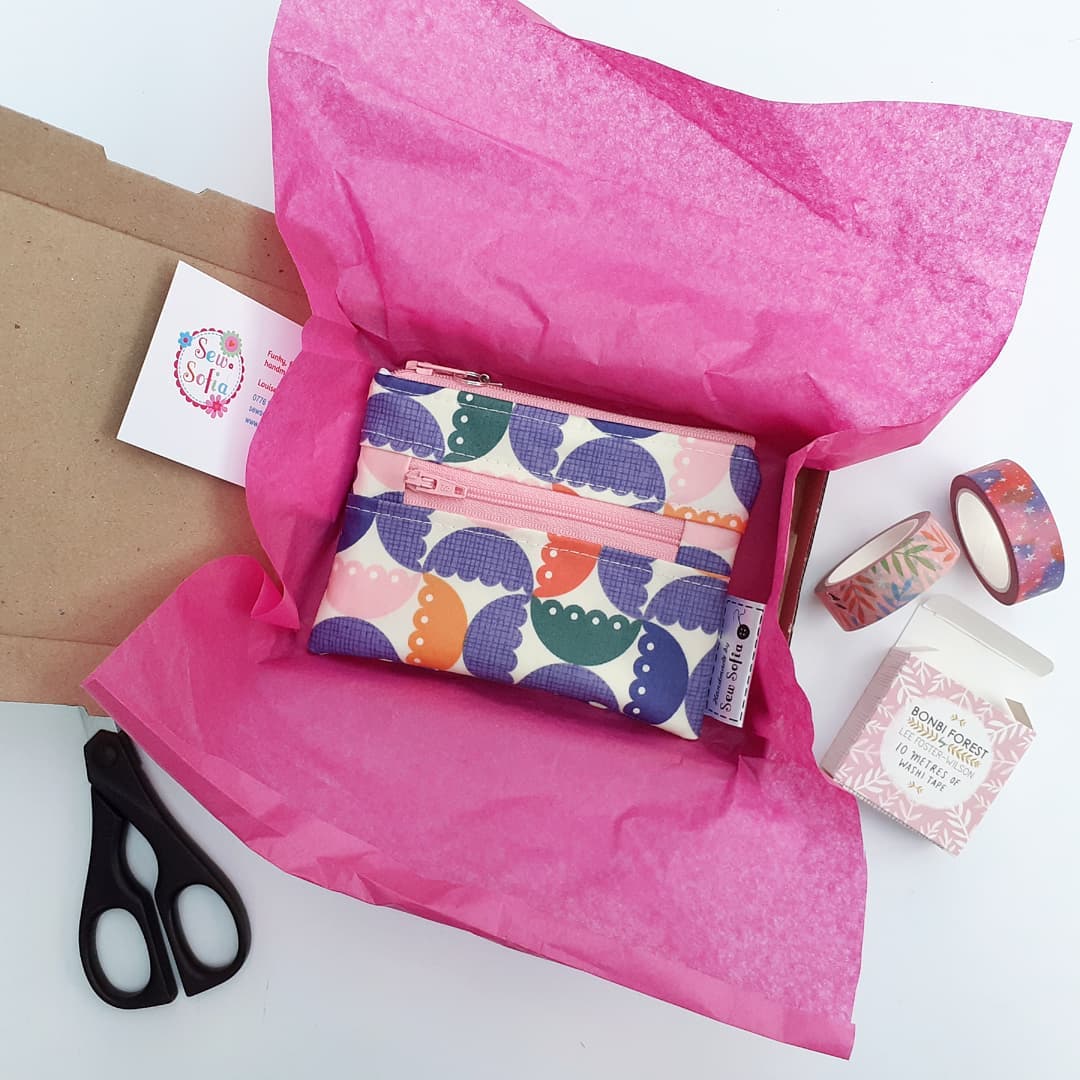 Mini zip pouches Sew Sofia