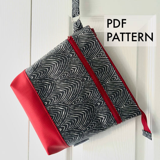 Tall and Tidy Wash Bag PDF digital sewing pattern