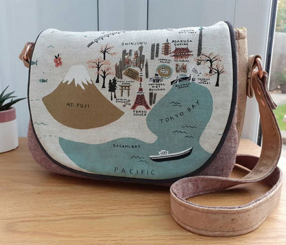 Serena Saddle Bag PDF digital sewing pattern