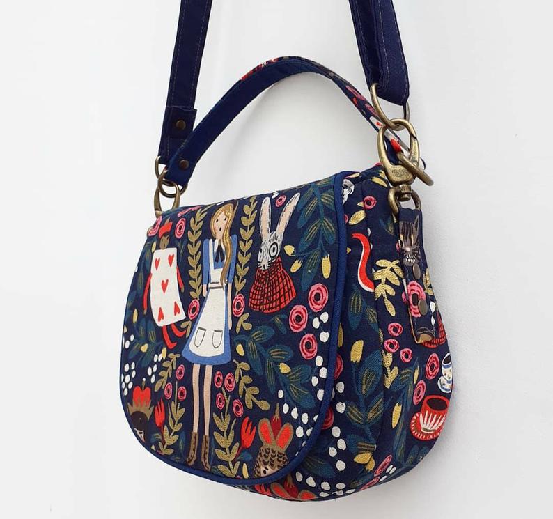 Serena Saddle Bag PDF digital sewing pattern