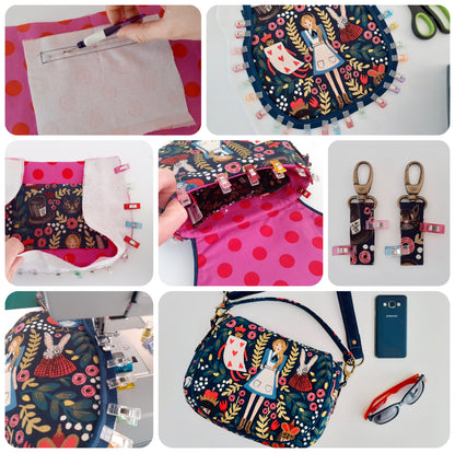 Serena Saddle Bag PDF digital sewing pattern